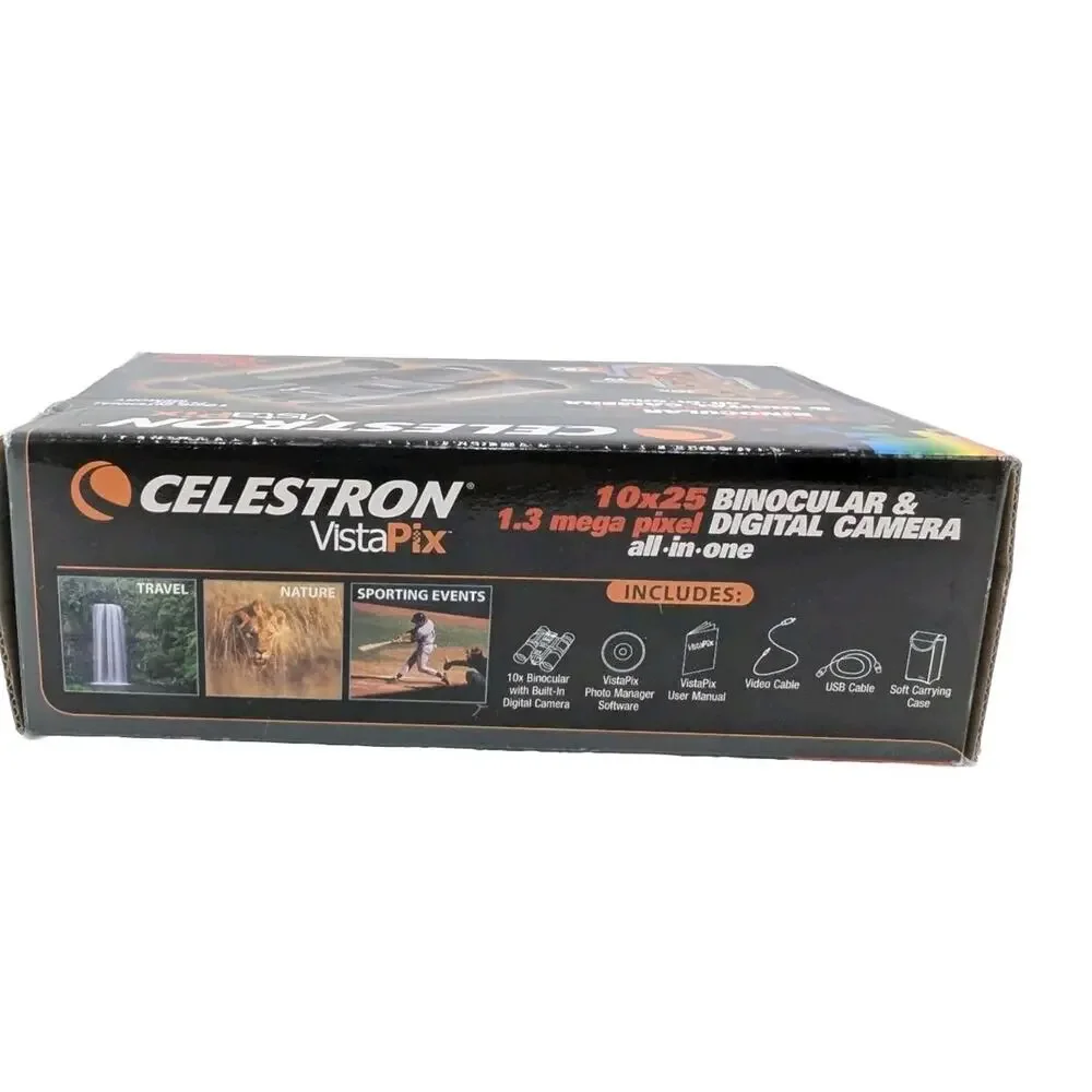 Celestron VistaPix 72202 10x25 Binoculars/1.3 MP Digital Camera